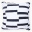 Thread Office Monochrome Steps Scatter Cushion, 60cm x 60cm