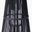 Thread Office Black Bamboo Woven Lantern, 44cm close up