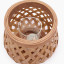 Thread Office Bamboo Crisscross Woven Candle Holder