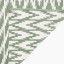 Thread Office Outdoor Woven Ikat Area Rug, 160cm x 230cm - Green