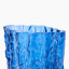 Thread Office Blue Ripple Glass Vase close up of texture