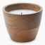 Thread Office Wooden Filled Candle