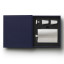 Printworks The Essentials Dark Blue Hip Flask Set angle