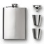 Printworks The Essentials Dark Blue Hip Flask Set detail