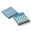Printworks Classic Dusty Blue Chess Set angle