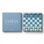 Printworks Classic Dusty Blue Chess Set angle