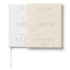 Printworks Our Love Story Wedding Journal angle