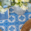 Tavola Floral Tile Paper Table Runners, Pack of 4