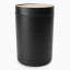 Thread Office Black Bamboo Bathroom Bin