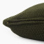 Thread Office Olive Knitted Cotton Scatter Cushion, 50cm x 50cm