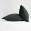 Thread Office Forest Green Washed Cotton Pillowcase, Set of 2