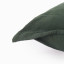 Thread Office Forest Green Washed Cotton Oxford Border Bedroom Scatter Cushion, 30cm x 90cm