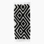 Thread Office Black Diamond Bath Mat, 60cm x 140cm