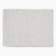 Thread Office Lux Velvet Plaited Bath Mat, 60cm x 80cm - White