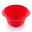 Lekue Silicone Collapsible Colander, 23cm - Red