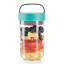 Lekue Jar To Go, 600ml - Green angle with food