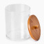 Thread Office Bamboo & Acrylic Round Bathroom Storage Jar - Natural