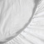 Thread Office White Brushed Cotton Fitted Sheet Set, 3-Piece - Double