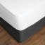 Thread Office White Brushed Cotton Fitted Sheet Set, 3-Piece - Double