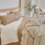 Thread Office Cream Chunky Waffle Duvet Cover Set - Super King