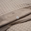 Thread Office Cream Chunky Waffle Duvet Cover Set - King