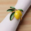 Nicolson Russell Lemon Napkin Rings, Set of 4
