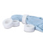 Humble & Mash Marble Napkin Rings, Set of 4 - White on napkin