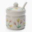 Humble & Mash Nostalgia Floral Ceramic Sugar Bowl with Spoon