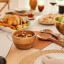Humble & Mash Natural Wooden Bowl, 12.5cm