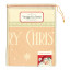Cavallini & Co Festive Tea Towel - Christmas Santa packaging