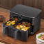Xiaomi Dual Zone Air Fryer, 10L with food