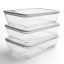 Kitchen Pro AirLock Glass Containers Set, 10-Piece
