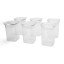 Kitchen Pro Eco Square Glass Spice Canisters, 6-Piece