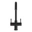BIBO Under-Counter Water Purification Module with Rock Faucet - Black Arc 4-in-1 Faucet angle