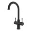 BIBO Under-Counter Water Purification Module with Rock Faucet - Black Arc 4-in-1 Faucet