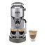 DeLonghi Dedica Duo Manual Pump Espresso Coffee Machine with Cold Brew, EC890 - Metallic angle