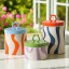 Nicolson Russell Zig Zag Canister - 360ml on the table with other canisters