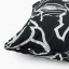 Thread Office Ada Flower Black Printed Scatter Cushion with Feather Inner, 60cm x 60cm