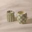 Paddywax Cabana Bora Bora Striped Ceramic Scented Candle, 184g