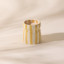Paddywax Cabana Gold Coast Striped Ceramic Scented Candle, 184g