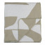Aranda Olive White Amanda Throw, 200cm x 230cm top view