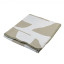 Aranda Olive White Amanda Throw, 200cm x 230cm