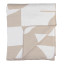 Aranda Cobblestone White Amanda Throw, 200cm x 230cm top view