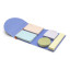 Kikkerland Sticky Notes Pad, Set of 5