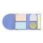 Kikkerland Sticky Notes Pad, Set of 5 angle