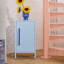 Popstrukt Sprinkles Side Table - Blueberry Splash with sunflowers