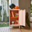 Popstrukt Sprinkles Side Table - Peach Pop with books