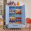 Popstrukt Sprinkles Double Locker - Blueberry Splash with scatter cushions and blankets 