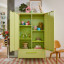 Popstrukt Sprinkles Double Locker - Kiwi Fizz with glassware, vases and decorative books