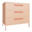 Popstrukt Sprinkles Chest of Drawers - Peach Pop